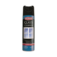 WEIMAN® Foaming Glass Cleaner, 19 oz Aerosol Spray Can, 6/Carton