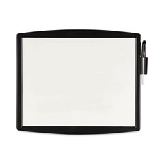 Fellowes® Partition Additions Dry Erase Board, 15.38 x 13.25, Dark Graphite Frame