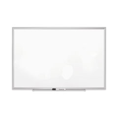 Quartet® Classic Series Porcelain Magnetic Dry Erase Board, 48 x 36, White Surface, Silver Aluminum Frame