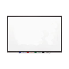 Classic Series Porcelain Magnetic Dry Erase Board, 96 x 48, White Surface, Black Aluminum Frame