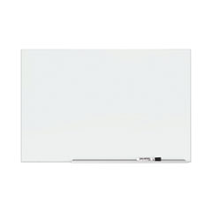 Quartet® Element Framed Magnetic Glass Dry-Erase Boards, 74 x 42, White Surface, Silver Aluminum Frame