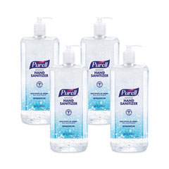 PURELL® Advanced Refreshing Gel Hand Sanitizer, Clean Scent, 1.5 L Pump Bottle, 4/Carton