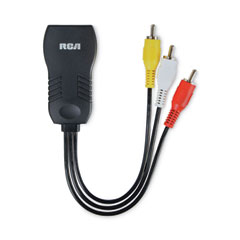 RCA® RCA Composite Adapter, Black