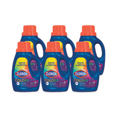 Clorox 2® Stain Remover and Color Booster, Regular, 33 oz Bottle, 6/Carton