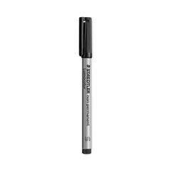 Staedtler® Lumocolor Non-Permanent Marker, Extra-Fine Bullet Tip, Black, 10/Pack