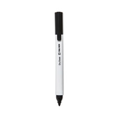 Dry Erase Marker, Pen-Style, Fine Bullet Tip, Black, 4/Pack