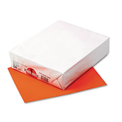 Pacon® Kaleidoscope Multipurpose Colored Paper, 24 lb Bond Weight, 8.5 x 11, Pumpkin, 500/Ream