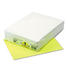 Pacon® Kaleidoscope Multipurpose Colored Paper, 24 lb Bond Weight, 8.5 x 11, Hyper Yellow, 500/Ream