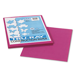Pacon® Tru-Ray Construction Paper, 76 lb Text Weight, 9 x 12, Magenta, 50/Pack