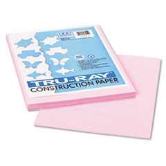 Pacon® Tru-Ray Construction Paper, 76 lb Text Weight, 9 x 12, Pink, 50/Pack