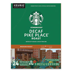 Starbucks® Pike Place Decaf Coffee K-Cups, 96/Carton