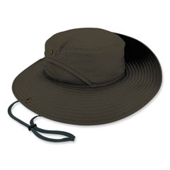 ergodyne® Chill-Its 8936 Lightweight Mesh Paneling Ranger Hat, Small/Medium, Olive, Ships in 1-3 Business Days
