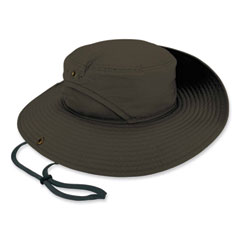 ergodyne® Chill-Its 8936 Lightweight Mesh Paneling Ranger Hat, Large/X-Large, Olive, Ships in 1-3 Business Days