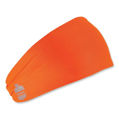 Chill-Its 6634 Performance Knit Cooling Headband, Polyester/Spandex, One Size Fits Most, Orange