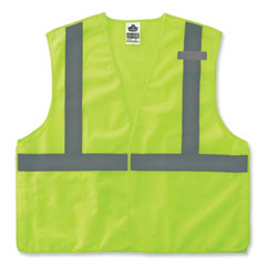 ergodyne® GloWear 8215BA Class 2 Economy Breakaway Mesh Vest, Polyester, X-Small, Lime, Ships in 1-3 Business Days