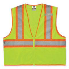 ergodyne® GloWear 8229Z Class 2 Economy Two-Tone Zipper Vest