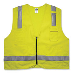 ergodyne® GloWear 8262FRZ Class 2 FR Surveyor Zipper Vest