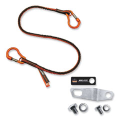 ergodyne® Squids 3196 Grinder Tool Tethering Kit, 8 lb Max Working Capacity, 38" Long, Orange/Gray, Ships in 1-3 Business Days