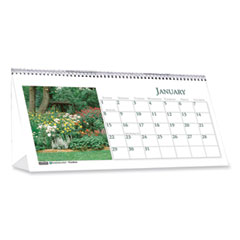 House of Doolittle™ Earthscapes Recycled Desktop Calendar, Gardens of the World Photography, 8.5 x 4.5, White Sheets, 12-Month (Jan-Dec): 2023