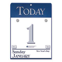 House of Doolittle™ Recycled Today Wall Calendar Refill, 6.5 x 9.13, White/Blue/Gray Sheets, 12-Month (Jan to Dec): 2023
