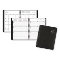 AT-A-GLANCE® Designer Monthly Planner, 10 x 7, Black Cover, 13-Month (Jan to Jan): 2023