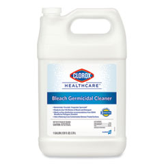 Clorox Healthcare® Bleach Germicidal Cleaner, 128 oz Refill Bottle, 4/Carton