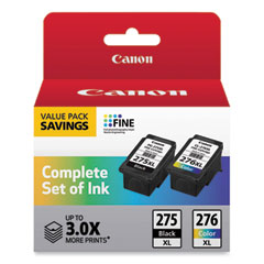 Canon® 4981C008 (PG-275XL/CL-276XL) High-Yield Multipack Ink, Black/Tri-Color