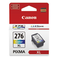 Canon® 4987C001 (CL-276XL) Chromalife 100 High-Yield Ink, 300 Page-Yield,  Tri-Color