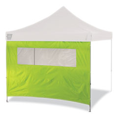 Shax 6092 Pop-Up Tent Sidewall with Mesh Window, Single Skin, 10 ft x 10 ft, Polyester, Lime
