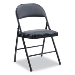 Alera® PU Padded Folding Chair