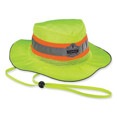 ergodyne® GloWear 8935 Hi-Vis Ranger Sun Hat, Polyester, Small/Medium, Lime, Ships in 1-3 Business Days