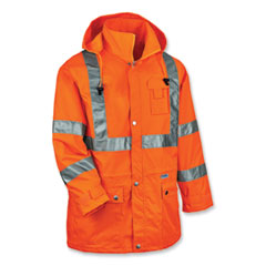 ergodyne® GloWear 8365 Class 3 Hi-Vis Rain Jacket