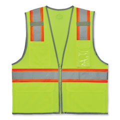 ergodyne® GloWear 8246Z-S Single Size Class 2 Two-Tone Mesh Vest