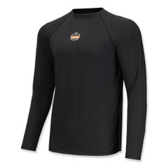 N-Ferno 6436 Long Sleeve Lightweight Base Layer Shirt, Large, Black