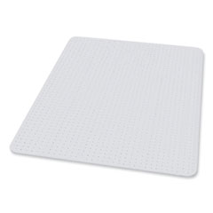 ES Robbins® EverLife Chair Mat for Medium Pile Carpet, 48 x 72, Clear,, Ships in 4-6 Business Days