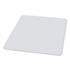 ES Robbins® EverLife Chair Mat for Medium Pile Carpet, Square, 60 x 60, Clear, Ships in 4-6 Business Days