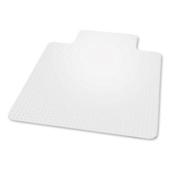 ES Robbins® EverLife Chair Mat for Extra High Pile Carpet with Lip, 36 x 48, Clear, Ships in 4-6 Business Days