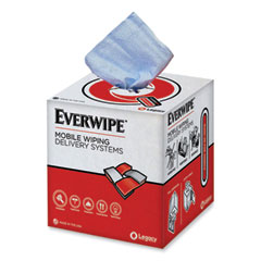 Everwipe™ Heavyweight Blue Wiper, 1-Ply, 9 x 12, Unscented, Blue, 200/Roll, 4 Rolls/Carton