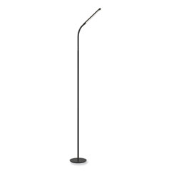 Resi LED Floor Lamp, Gooseneck, 60" Tall, Black