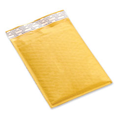 Universal® Peel Seal Strip Cushioned Mailer, #0, Extension Flap, Self-Adhesive Closure, 6 x 10, 25/Carton
