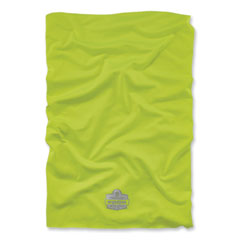 Chill-Its 6487 Cooling Performance Knit Multi-Band, Polyester/Spandex, One Size Fits Most, Hi-Vis Lime