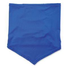 Chill-Its 6483 Cooling Neck Gaiter Bandana Pocket, Polyester/Spandex, Large/X-Large, Blue