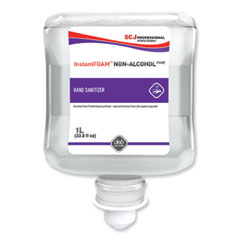 SC Johnson Professional® InstantFOAM Non-Alcohol Hand Sanitizer, 1 L Refill Cartridge, Unscented, 6/Carton