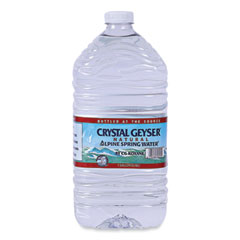 Crystal Geyser® Alpine Spring Water, 1 Gal Bottle, 6/Carton