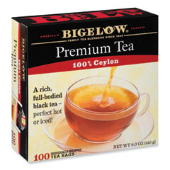 Bigelow® Single Flavor Tea, Premium Ceylon, 100 Bags/Box