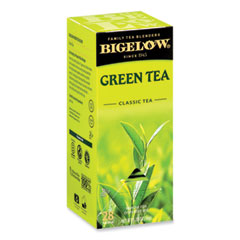 Bigelow® Single Flavor Tea, Green, 28 Bags/Box