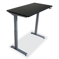 Victor® Electric Height Adjustable Standing Desk, 48 x 23.6 x 28.7 to 48.4, Black, Ships in 1-3 Business Days