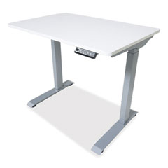 Electric Height Adjustable Standing Desk, 36 x 23.6 x 38.7 to 48.4, White