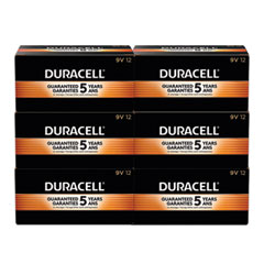 Duracell® CopperTop Alkaline 9V Batteries, 72/Carton