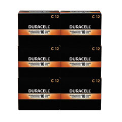 Duracell® CopperTop Alkaline C Batteries, 72/Carton